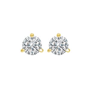 18Kt Yellow Gold Diamond 3/4Ctw Earring