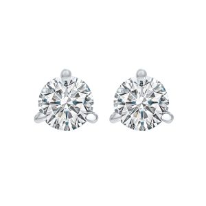 18Kt White Gold Diamond 1 1/4Ctw Earring