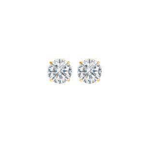 14Kt Yellow Gold Diamond 1/3Ctw Earring