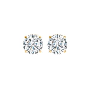 14Kt Yellow Gold Diamond 5/8Ctw Earring