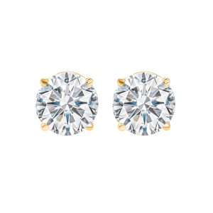 14Kt Yellow Gold Diamond 1 1/4Ctw Earring
