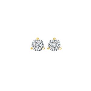 14Kt Yellow Gold Diamond 1/10Ctw Earring