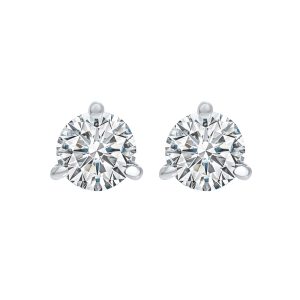 14Kt White Gold Diamond 1 1/5Ctw Earring