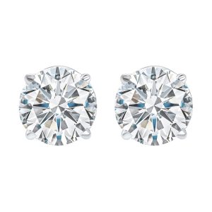 14Kt White Gold Diamond 1/10Ctw Earring