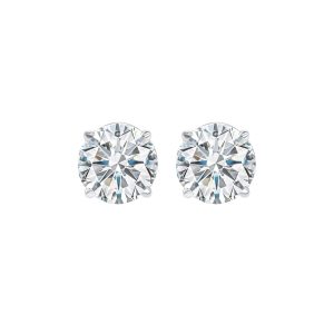 14Kt White Gold Diamond 3/4Ctw Earring