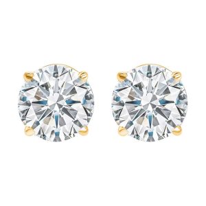 14Kt Yellow Gold Diamond 1 1/2Ctw Earring