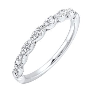 14Kt White Gold Diamond 1/5Ctw Ring