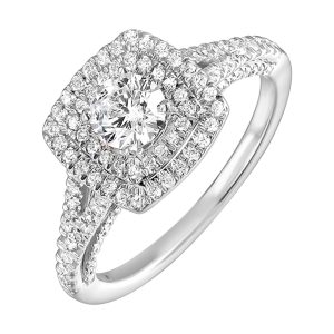 14Kt White Gold Diamond 1Ctw Ring