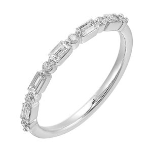 14Kt White Gold Diamond 1/4Ctw Ring