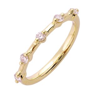 14Kt Yellow Gold Diamond 1/5Ctw Ring