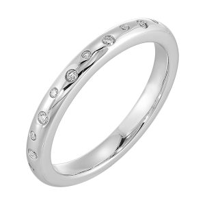 14Kt White Gold Diamond 1/20Ctw Ring